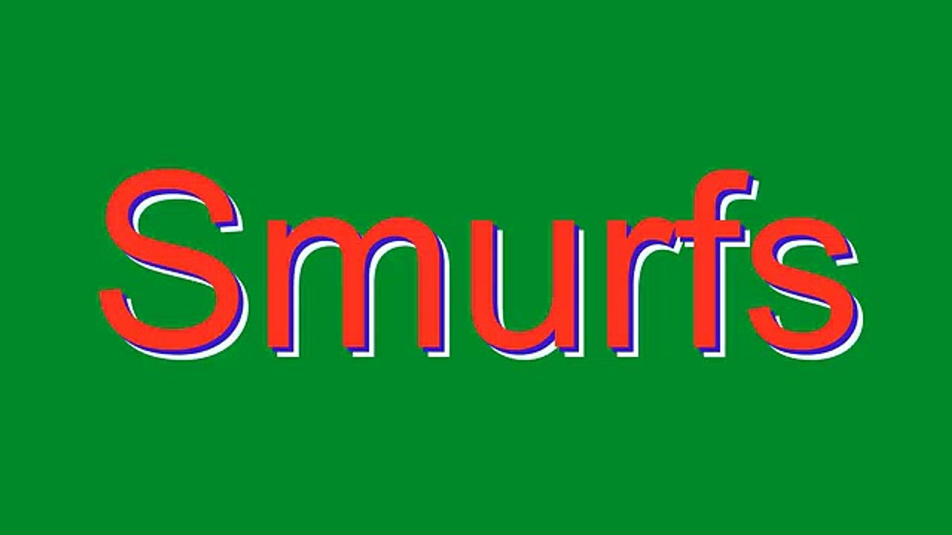 SMURF  Pronúncia (2 Exemplos de Vídeo)