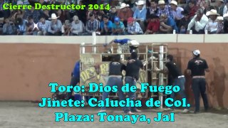 ¡¡¡Dios de Fuego vs Calucha De Tecoman Colima!!! Rancho LOS DESTRUCTORES De Memo Ocampo En Tonaya Jalisco 2014