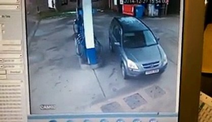 I'm sure my petrol cap was on this side! Woman makes embarrassing car blunders