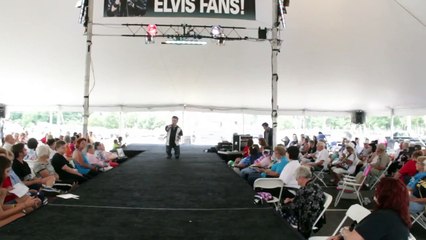 Duke Mason sings the end of My Way Elvis Week 2014 video