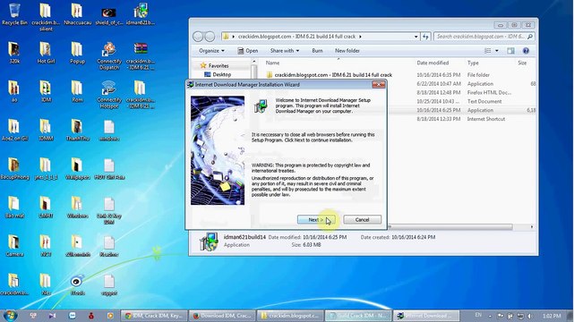 Internet Download Manager IDM 6.21 Build 17 + Crack IDM + Fake Serial Number