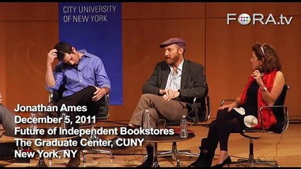 Jonathan Ames Saddened by the Rise of eBooks