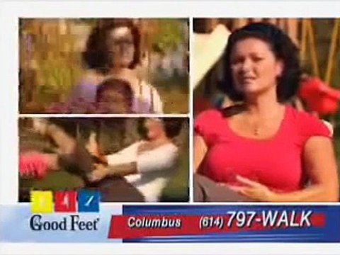 Heel pain back plantar fasciitis pain relief Columbus Ohio Good Feet Arch supports orthotics