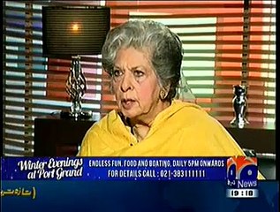 Special Interview Of Abida Hussain - 2nd December 2015