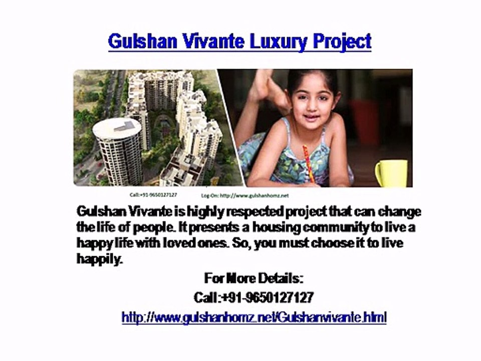 Gulshan Vivante Luxury Project-Sector-137 Noida