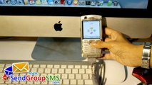 Sony Ericsson Phone & MAC : How to send group text messages