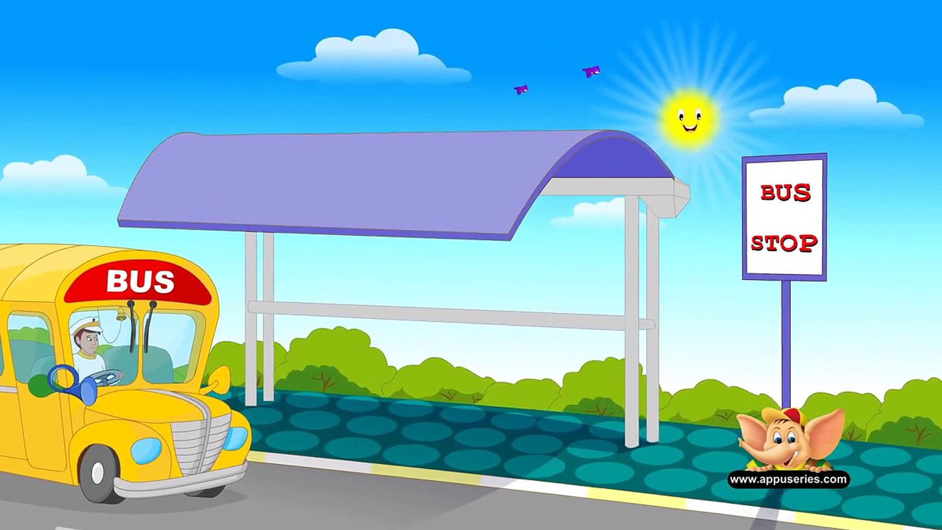 Down at the Bus Stop Nursery Rhyme - video Dailymotion