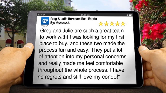 Greg & Julie Burnham Real Estate San DiegoExceptional 5 Star Review by Rebekah S.