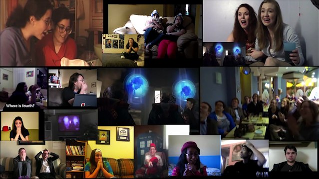 Doctor Who 50th Day of the Doctor - All 13 Doctors (1st time using a Video Editor, Reaction Mashup)