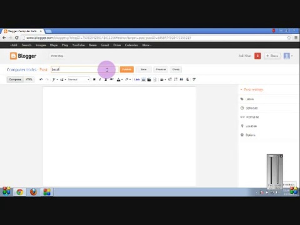 How to create a Blog Urdu Tutorial
