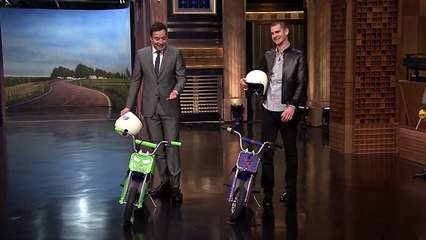 Pocket Bike Race with Andrew Garfield