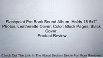 Flashpoint Pro Book Bound Album, Holds 18 5x7