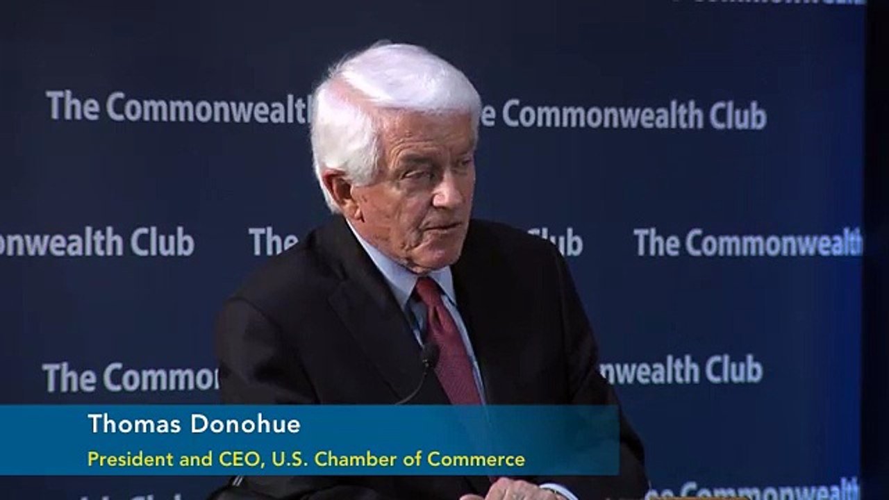 US Chamber of Commerce President Defends the American CEO