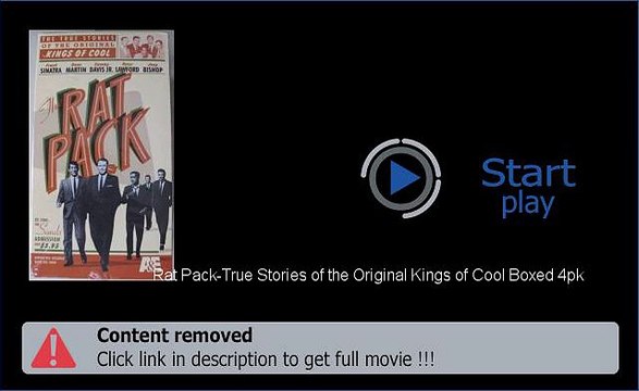 Download Rat Pack-True Stories of the Original Kings of Cool Boxed 4pk Movie In HD, DivX, DVD, Ipod