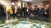 Kayseri'de Vekillerden Bölge Hastanesi İnşaatında İnceleme