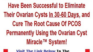 Ovarian Cyst Miracle Reviews Bonus + Discount