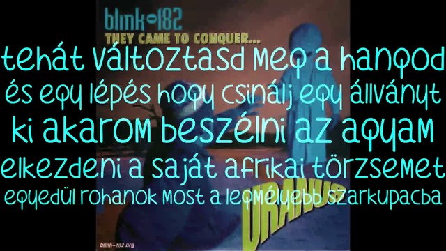 blink-182 – Zulu magyar felirattal
