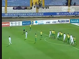 ΑΕΚ Λάρνακας - Ομόνοια 03-01-2015 (0-1 Μίκαελ Ποτέ 30')