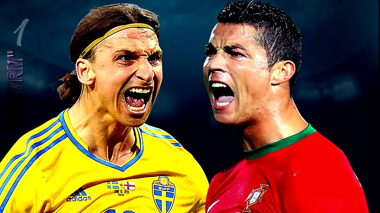Cristiano Ronaldo VS Ibrahimovic ● Top 10 Longshot Goals HD