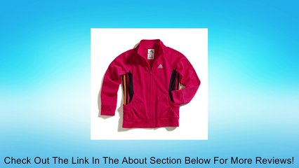 adidas Little Girls' Fashion Tricot Jacket, Bright Blue, 2T Review
