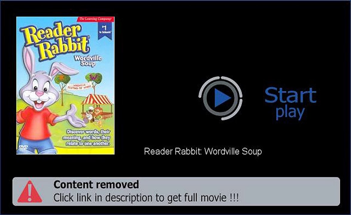 Reader Rabbit: Wordville Soup Download Streaming