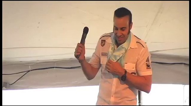 Mario Kombou sings Hurt at Elvis Week 2011 video