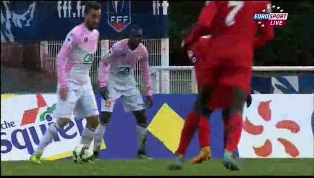 Bobigny 0-3 Evian TG All Goals and Highlights Coupe de France 03-01-2015