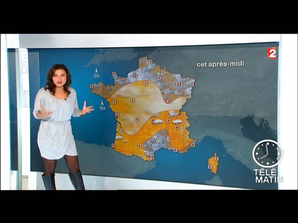 2014 11 21 - ANAIS BAYDEMIR - FRANCE 2 - LA METEO