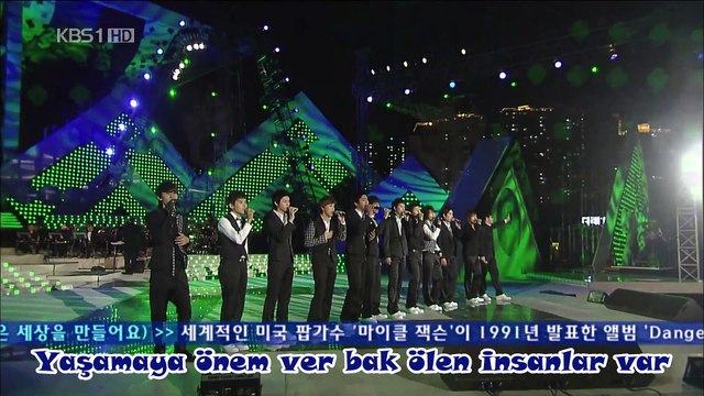 Super Junior [Michael Jackson 1991] - Heal The World (Türkçe Altyazılı) [Turkish Sub]