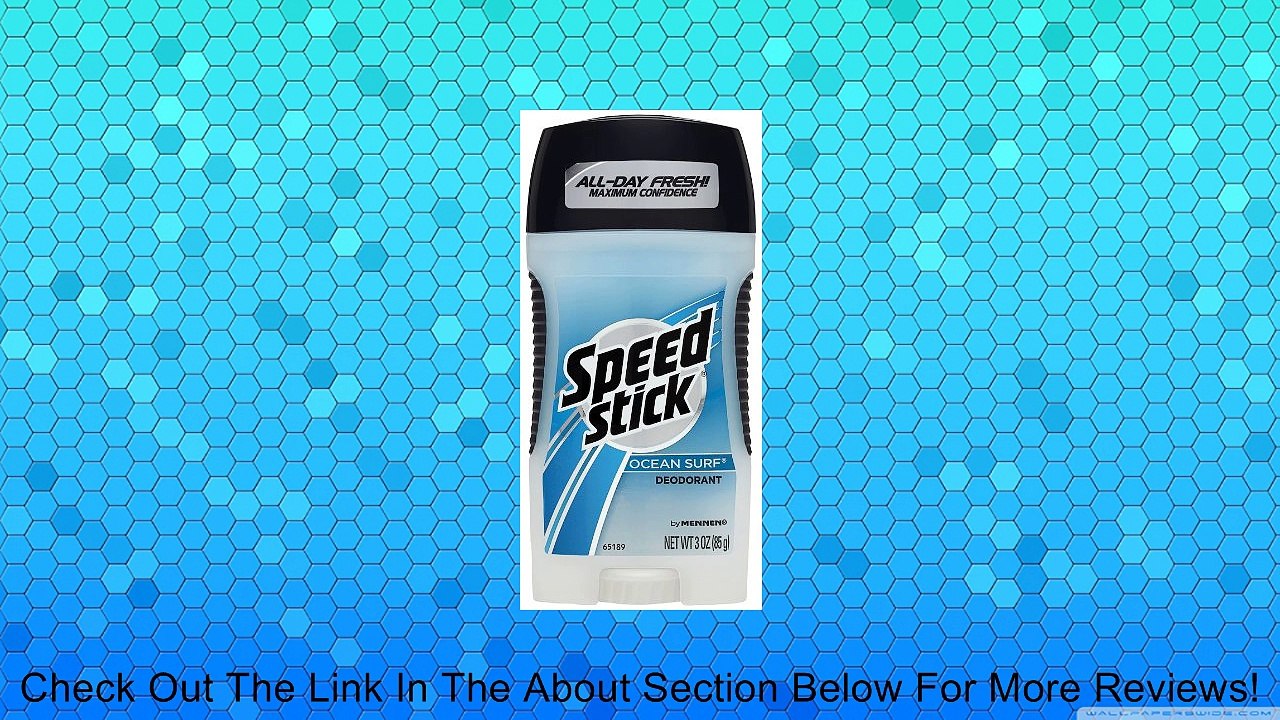 Speed Stick Deodorant, Ocean Surf, 3 Ounce Stick Review