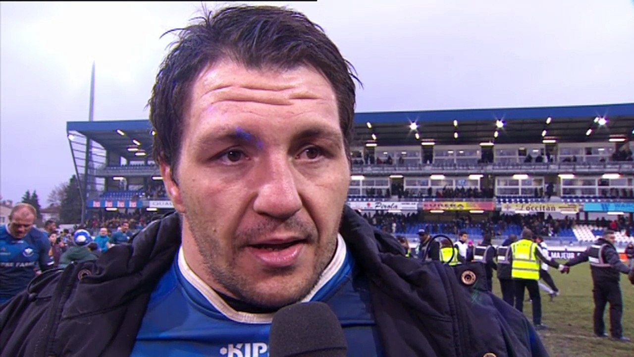 TOP14 - Castres-La Rochelle: Interview Brice Mach (CAS) - J15 - Saison 2014/2015