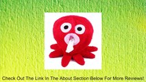 HDE Cute Plush Decorative Childrens Red Octopus Tissue Holder Review