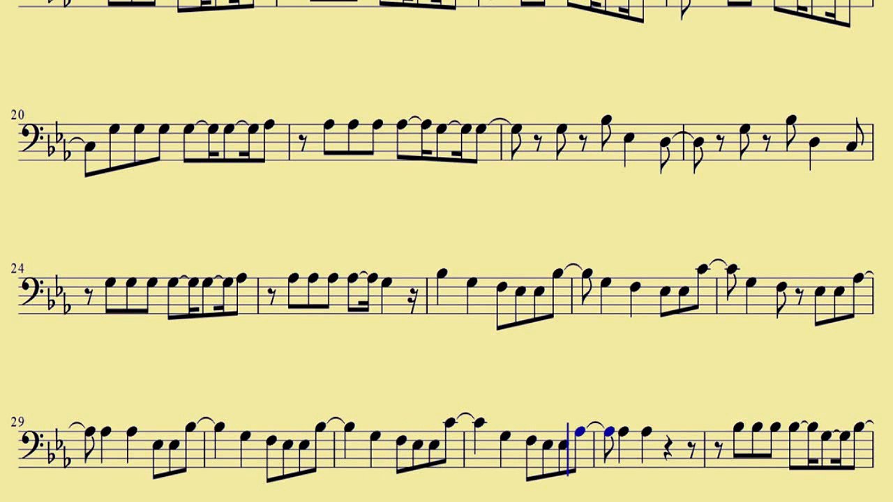 [ Trombone ]  Demons - Imagine Dragons - www.downloadsheetmusic.com.br