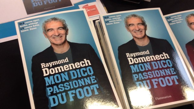 Dédicaces. Raymond Domenech et Céline Lamour-Crochet