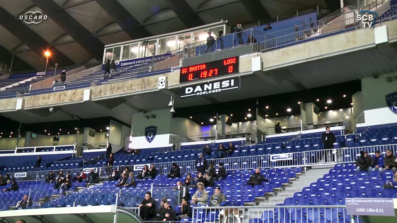 L'avant-match Bastia-Lille