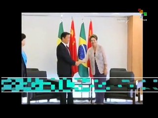 Brazilian President Rousseff meets with various world leaders