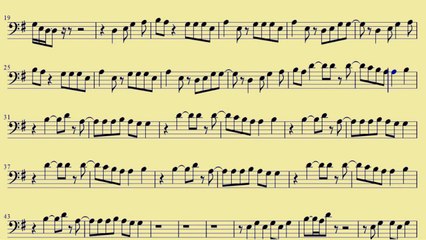 [ Bassoon ]  Domino - Jessie J -  www.downloadsheetmusic.com.br