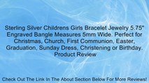 Sterling Silver Childrens Girls Bracelet Jewelry 5.75