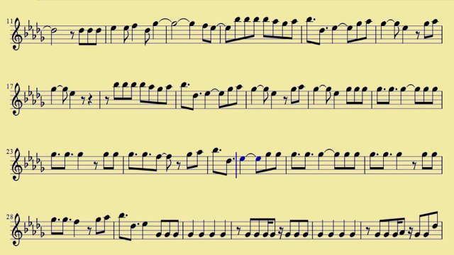 [ Tenor Sax ] Dynamite - Taio Cruz - downloadsheetmusic.com.br