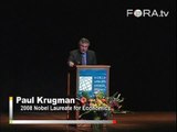 Paul Krugman Supports Stimulus, Warns No Quick Fix