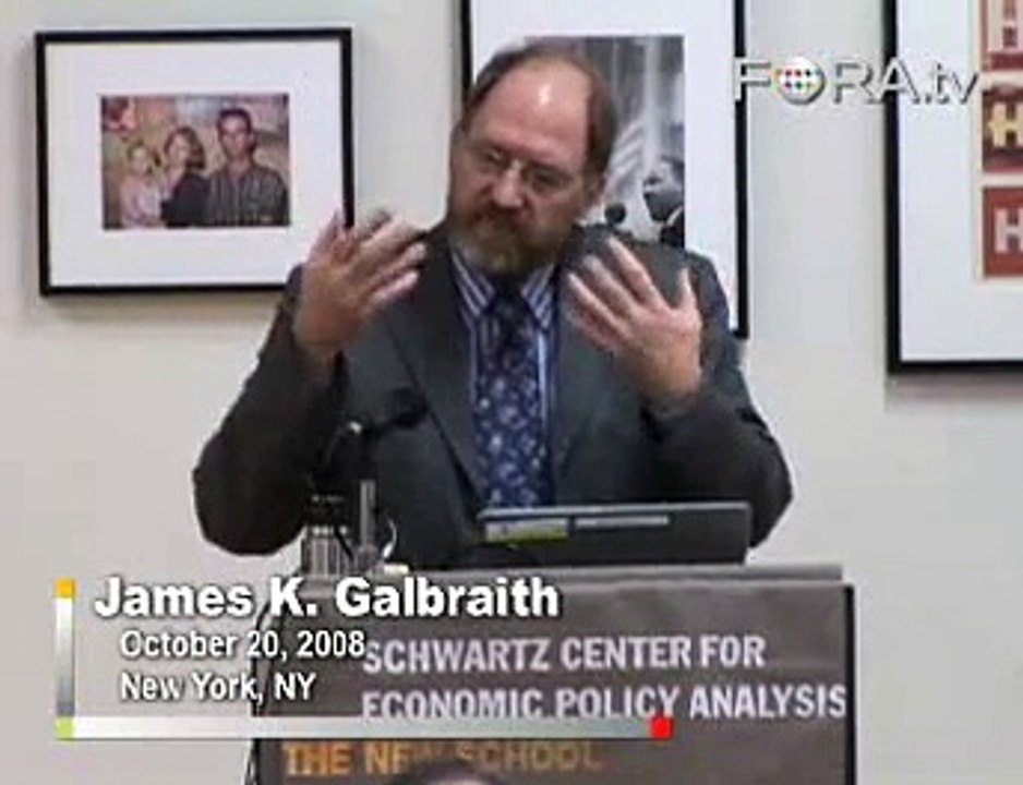 James K. Galbraith: Economic Regulation is Essential