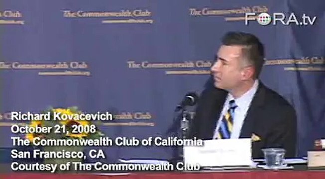 Richard Kovacevich on Economic vs Financial Crisis