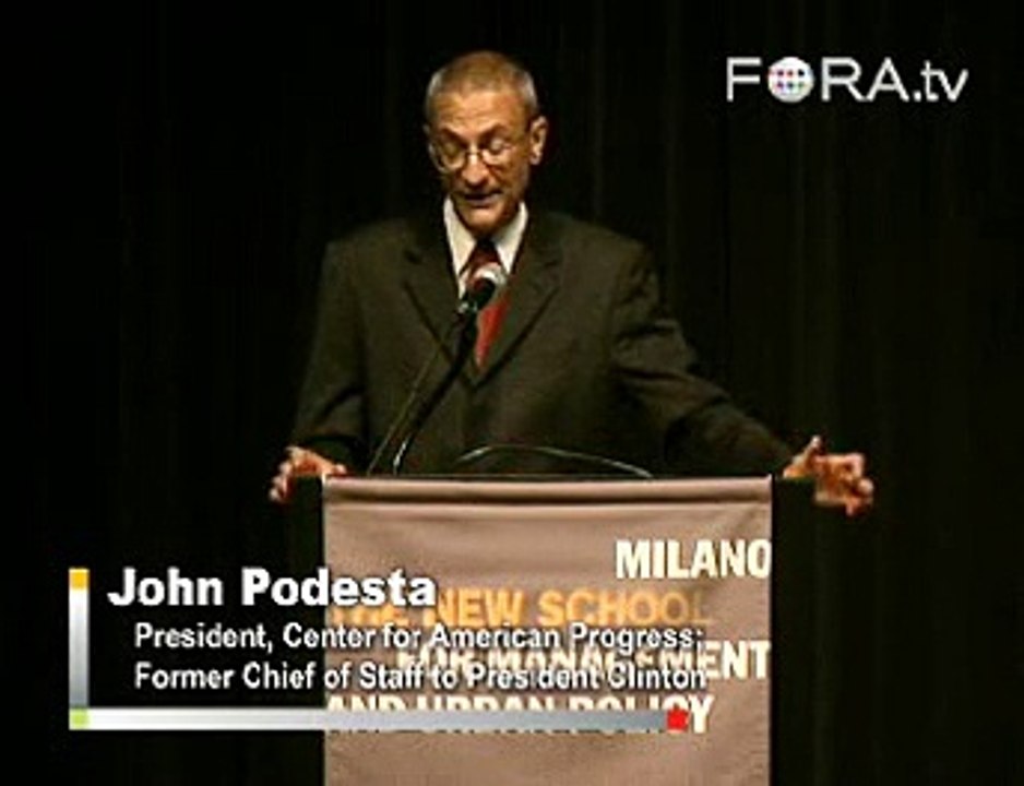 John Podesta: Setting Efficiency Standards for Appliances