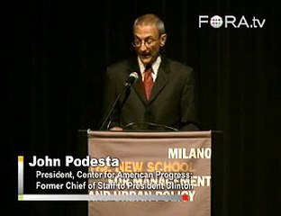 John Podesta: Boosting Efficiency in Building Sector