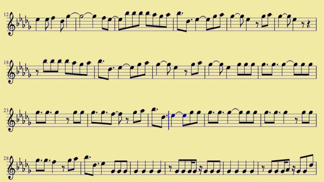 [ Clarinet ] Dynamite - Taio Cruz - downloadsheetmusic.com.br