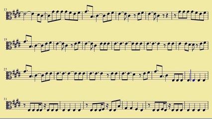 [ Viola ] Dynamite  - Taio Cruz  -  www.downloadsheetmusic.com.br