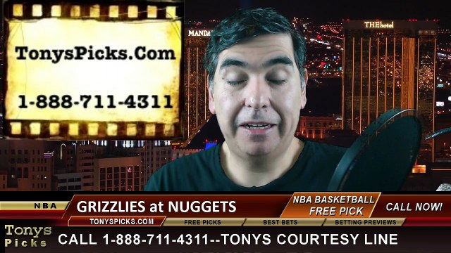Denver Nuggets vs. Memphis Grizzlies Free Pick Prediction NBA Pro Basketball Odds Preview 1-3-2015