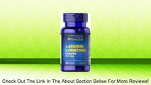 Puritan's Pride L-Arginine L-Ornithine 1000 mg / 500 mg-60 Capsules Review