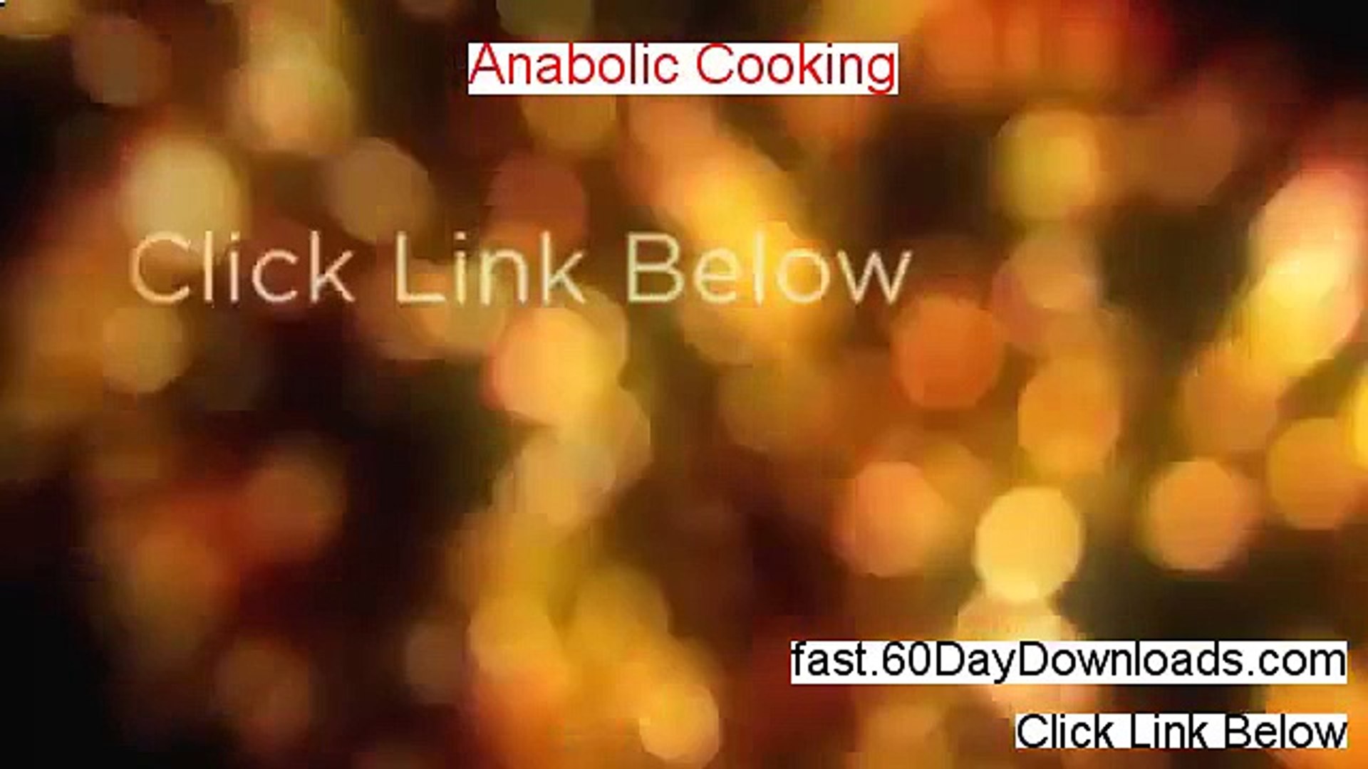 Anabolic Cooking - Anabolic Cooking