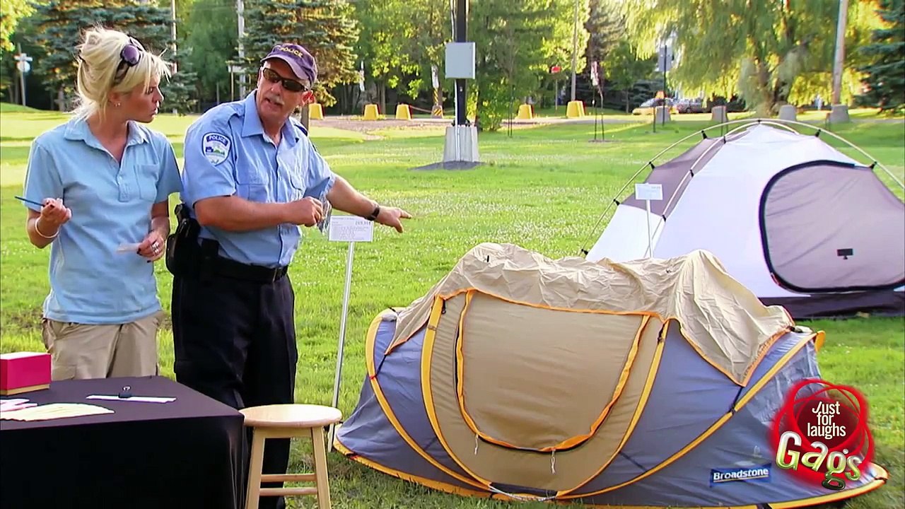 Dennis The Menace Vanishes In Tent Prank